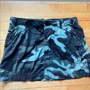 Gap Camo Mini Skirt Womens 10